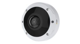 02018-001, Outdoor Camera, Fixed Dome, 1/1.8" CMOS, 183°, 2016 x 2016/2560 x 1440, White, AXIS