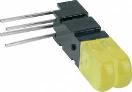 1803.8831, LED; в корпусе; желто-зеленый; Кол-во диод: 2; 20мА; 60°; ?d: 573нм, Mentor