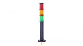 C30-Q01, Compact Signal Tower, Modul-Compact 30, Red/Orange/Green, 24VAC / DC, Continuous, Base Mount/Tube Mount, Auer
