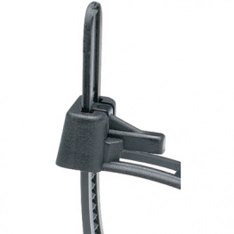 HVR-150BK [100 шт], Cable tie black 150 mmx7.6 mm PU=100p., Kai Suh Suh (KSS)