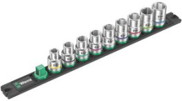 05005460001, Zyklop Socket Set, Hex, 9 Pieces, 1/2", Wera Tools