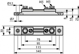 SHUNT 15A 60MV, Shunt 15 A, 60 mV class 0.5, CEWE Instrument