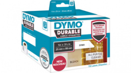 1933081 [350 шт], Durable Shelving Label, 89 x 25 mm, black on white, 2 x 350, Dymo