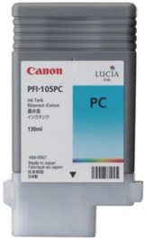 PFI-106PC, Картридж с чернилами PFI-106PC цвет Photo Cyan (светло-голубой), CANON