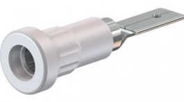 23.1015-29, Press-in Socket 4mm White 25A 60V Nickel-Plated, Staubli (former Multi-Contact )