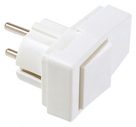 911.271, Plug White F (CEE 7/4), Bachmann