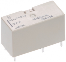 ADJ66024J, PCB power relay 24 VDC 250 mW, Panasonic