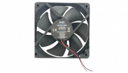 RND 460-00093, Brushless Axial Fan DC 120x120x25mm 24V 139.2m?/h IP44, RND Components