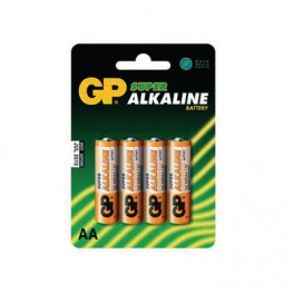 15A-U4 [4 шт], Primary battery LR6/AA 1.5 V, GP Batteries