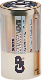 13A-S2 SUPER ALKALINE, Primary battery LR20/D 1.5 V, GP Batteries