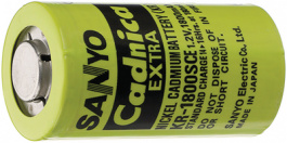 KR-1800SCE, NiCd Battery 1.2 V 1800 mAh Consumer version, Sanyo