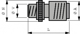 DMS 3101A28-21P+DMS 3057-16A, Coupler plug, 37-pin, Fujikura