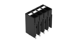 2086-1104, Wire-To-Board Terminal Block, THT, 3.5mm Pitch, Straight, Push-In, 4 Poles, Wago