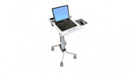 24-205-214, Mobile Workstation, Adjustable, 731 x 732mm x 1.21m, 6.8kg, Ergotron
