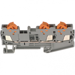 3205048, QTC 1,5-TWIN terminal block grey 0.25...1.5 mm2, Phoenix Contact