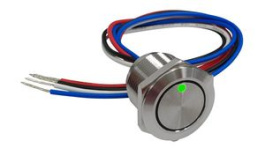 RND 210-00769, Illuminated Capacitive Touch Switch, Momentary Function 1.5 A 30 VDC 1CO IP68, RND Components