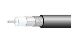 22511622, Coaxial Cable for Microwaves Polyethylene 5.5mm 50Ohm Silver-Plated Copper Blue , Huber+Suhner