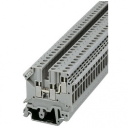 1923021, UK 5-TWIN terminal block, 0.2...4 mm2 500 vac 32 a grey, Phoenix Contact
