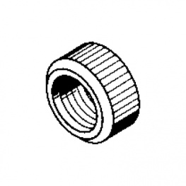 80 14 KNURLED CAP NUT PP PIEZO, Nut for sleeve 1 p., Weller