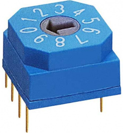 RND 210-00110, PCB coding switch BCD 4+1, RND Components