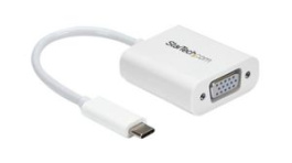 CDP2VGAW, Adapter, USB-C Plug - VGA Socket, StarTech.com
