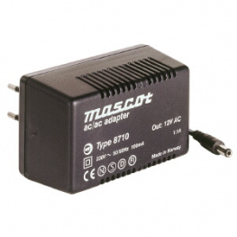8710 12VAC, Plug-in, linear, 1.1A 13VA, Mascot