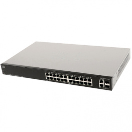 SLM2024PT-EU, SwitchSG200-26P 26x 10/100/1000 (12x PoE) 2x SFP 19", Cisco Systems