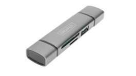 DA-70886, Dual Card Reader, Memory Stick/SD/microSD/SDHC/SDXC, 5GB/s, 5GB/s, DIGITUS