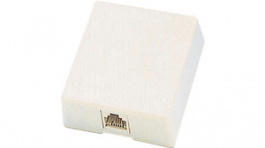 130-4-2(R), Modular socket wallmo. 6/4, Telebox