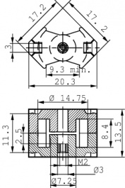 B65819JR87 [2 шт], RM7 core set N87 PU=2 ST, TDK-Epcos
