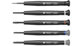 4-380-A, Screwdriver Set, Precision, Slotted/Phillips, 5pcs, Bernstein