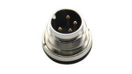 RND 205-01405, Mini Connector Plug 4 Contacts, 6A, 250V, IP67, RND Connect