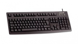 G83-6104LUNEU-2, Keyboard, EU US English with €/QWERTY, USB, Black, Cherry