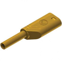 MST S WS 30 AU GELB / YELLOW, Safety plug diam. 2 mm Yellow CAT II, SKS Kontakttechnik