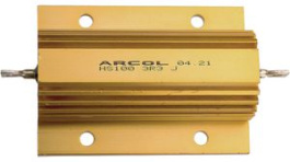 HS100 3R9 F, Wirewound Resistor 100W, 3.9Ohm, 1%, Arcol