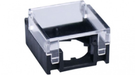 AT494, Protective Guard black / transparent 19 x 11.5 mm, NKK Switches (NIKKAI, Nihon)