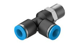 QSTL-1/4-8, Push-In T-Fitting, 51.7mm, Compressed Air, QS, Festo