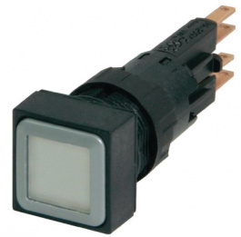 Q18LT-WS, Illuminated push button 18 x 18 mm white, Eaton