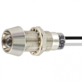 338821010W55NCL1, LED Indicator white 5...28 VDC, Sloan