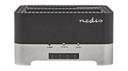 HDDUDB3300BK, Hard Disk Docking Station with Off-Line Clone Function 2.5 / 3.5^ USB 3.0 SATA, Nedis (HQ)