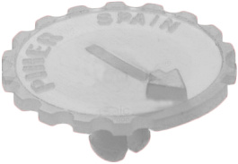 5371 WHITE, Ручка; регулировочное колесо; белый; O16мм; Назначение: PT15N, Piher