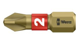 05056412001, Насадка; Phillips; PH2; Длина: 25мм; Монтаж: 1/4" (D6,3мм), Wera Tools