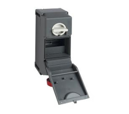 TM 3233 IR, TM..IR/KIR, sockets, interlocked socket-outlets, with compartment, ILME