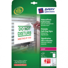 L7080-10, Adhesive-free sticky signs, Zweckform