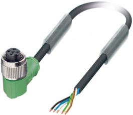 1669877, SAC-5P- 5,0-PUR/M12FR Actuator/Sensor-Cable, Phoenix Contact