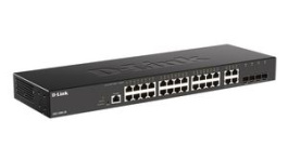 DGS-2000-28, Ethernet Switch, RJ45 Ports 24, 1Gbps, Layer 3 Managed, D-Link