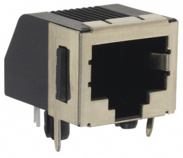 5555153-1, Гнездо; RJ45; PIN:8; Кат:3; экранированный, со стопором панели, TE Connectivity