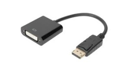 AK-340401-001-S, Adapter, DisplayPort Plug - DVI-I 24+5-Pin Socket, DIGITUS