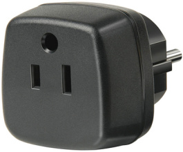 1508520, Travel adapter USA Protective Contact Plug, Brennenstuhl