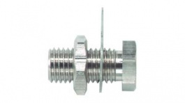 3267 [10 шт], Uninsulated Banana Jack, \x1a4mm, Metal, 15A, 60VDC, Nickel-Plated, Pomona